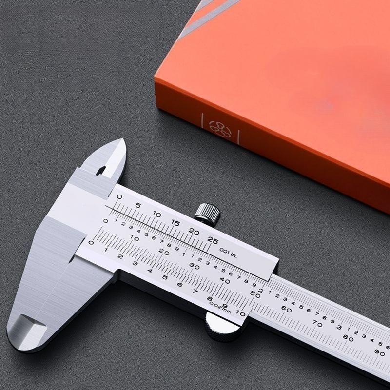 

0-300 0-200 0-150 0.02 Precison Micrometer Vernier Caliper Stainless Steel Gauge Measure Portable Measuring Tools 0-150mm0.02
