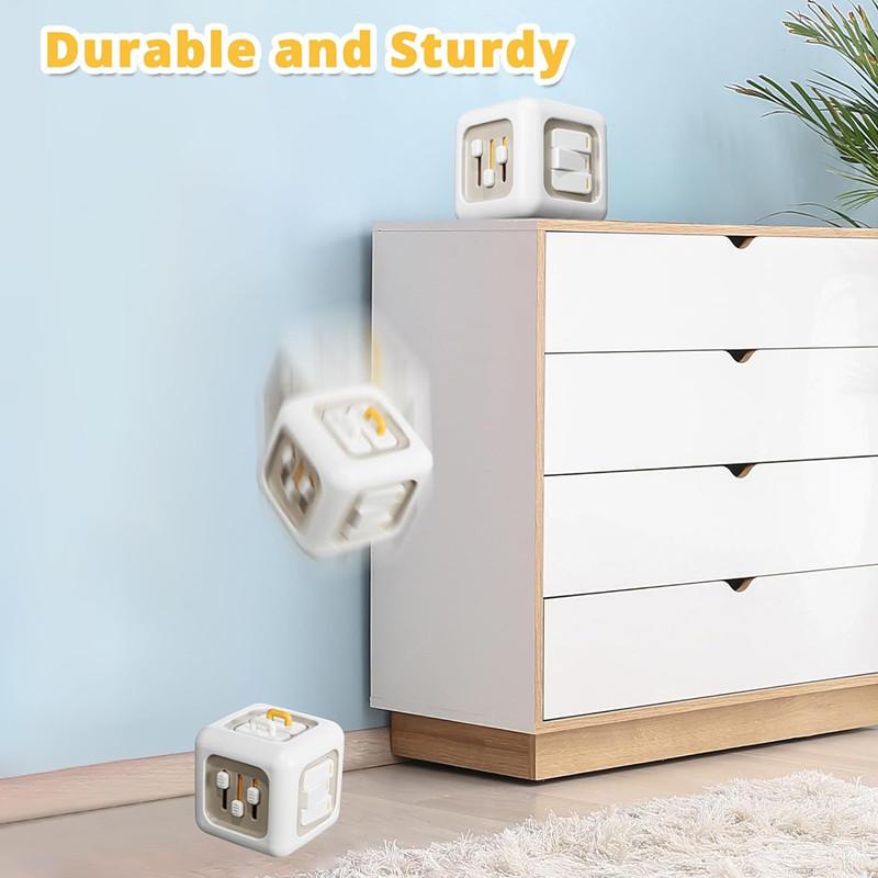 6 In 1 Busy Cube Montessori Toys Toddler Airplane Car Travel Toy Sensory Activity Busy Board Educational Learning Toys For Kids