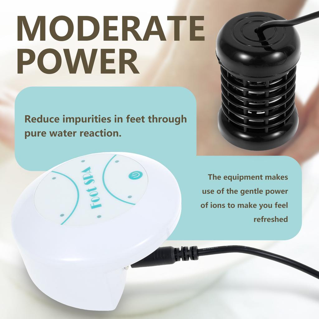 Detox Ionic Foot Spa Bath Machine Mini Foot Spa Bath Massager Machine Cleanse Footspa Vibrat Whirlpool Care for Home Club Spa