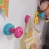 3Pcs Screw Nail Shaped Screw Shaped Hook Plastic Storage Hanger Creative Sticky Hook  Clothes