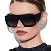 Oversized Square Sunglasses Women Men Vintage Punk Sun Glasses Luxury Brand Designer Shades for Outdoor Travel