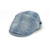 Women's Washable Denim Beret - Spring/Summer British & Japanese Literary Style, Retro Painter's Fashion, Versatile Accessory