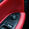For Challenger 2009-2014 Window Lift Switch Knob Button Cover Panel Carbon Fiber