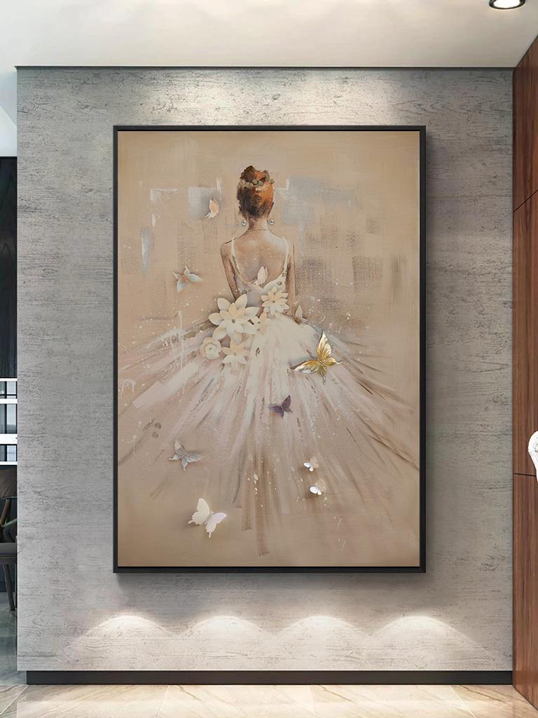 Fashion Ballet Dancer Canvas Painting Ballerina Printings Girls Posters Picture Figure Painting Wall Art Modern Home Decoration