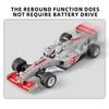 1/32 Scale Alloy Ferrari F1 Racing Car Toy Model with Retroactive Motion, Sound & Light Effects - Ideal for Kids' Racing Play & STEM Lea