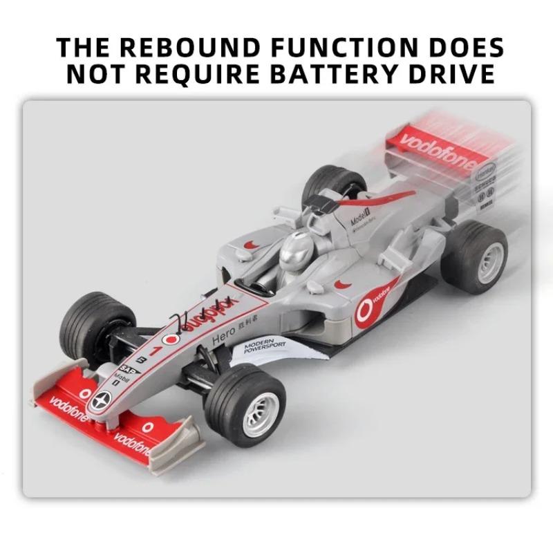 1/32 Scale Alloy Ferrari F1 Racing Car Toy Model with Retroactive Motion, Sound & Light Effects - Ideal for Kids' Racing Play & STEM Lea