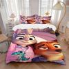 Set de cuverturi 3 buc Nick & Judy și Animale de companie Moale și Confortabil Decor Dormitor, Cameră de oaspeți și Cămin Set de lenjerie de pat S074
