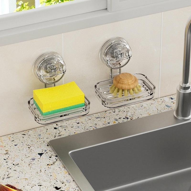 Modern Soap Holder Quick Installation Soap Container for Wall Mounting Soap Organizing Household Bathroom Decoration