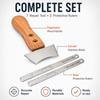 Sawtooth Design Fret Groove Repair Tool Silver Guitar Luthier Tool Kit  For Guitar Repair