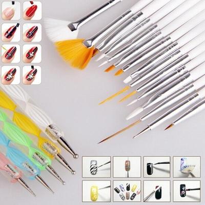15pcs Nail Art Design Set Painting Drawing Polish 15 Decoration Brush 15 Wood Pen Tool Accessor