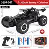 RC Car RC Drift Racing 1:16 Full Proportion Vehicle Off Road Alloy 2.4G Radio High-Speed Trucks With LED Light Climbing Gift Toy