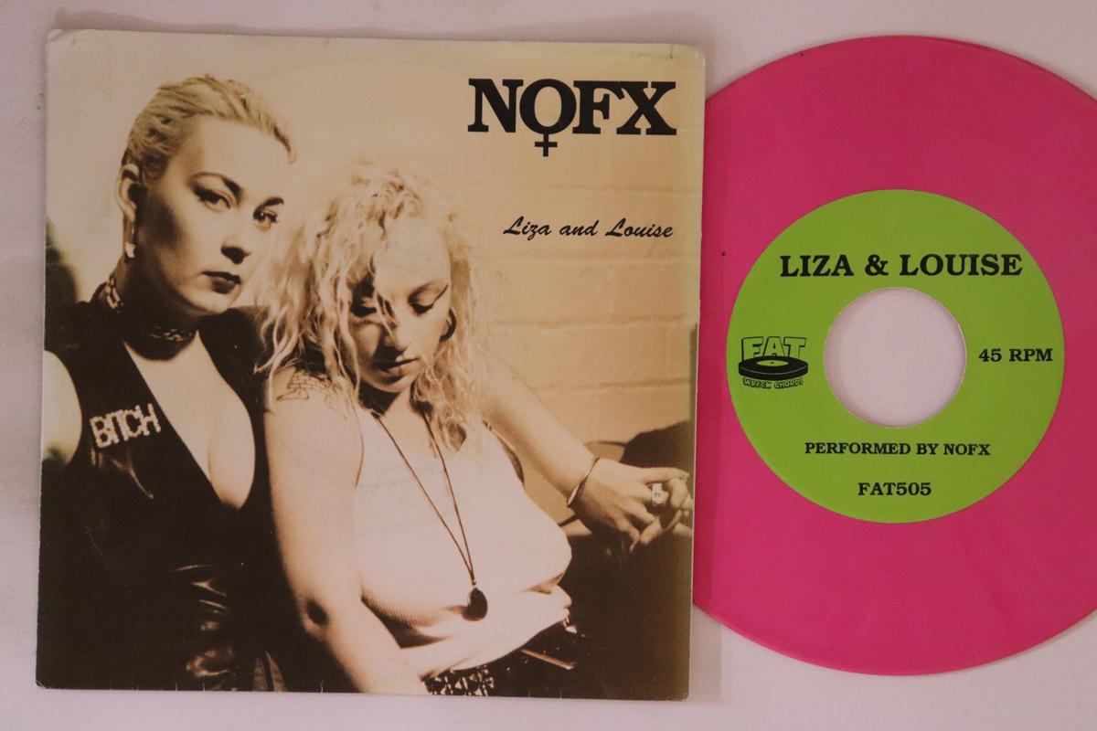 

7-дюймовая пластинка NOFX - Liza And Louise FAT505 Fat Wreck Chord 1992 США Рок Б/У