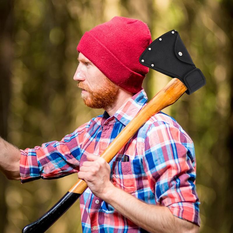 Durable Nylon Ax Axe Blade Cover Waist Hangable Small Hatchet Head Sheath for Outdoor Camping Blade Protection Tools Parts
