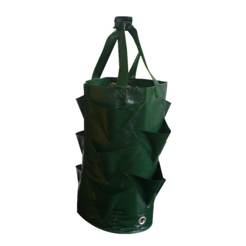 1Pc Hanging Planting Bag For Aerial Gardening, 3-Gallon Strawberry Specific Hanging Bag, Flower And Plant Basket Growth Bag