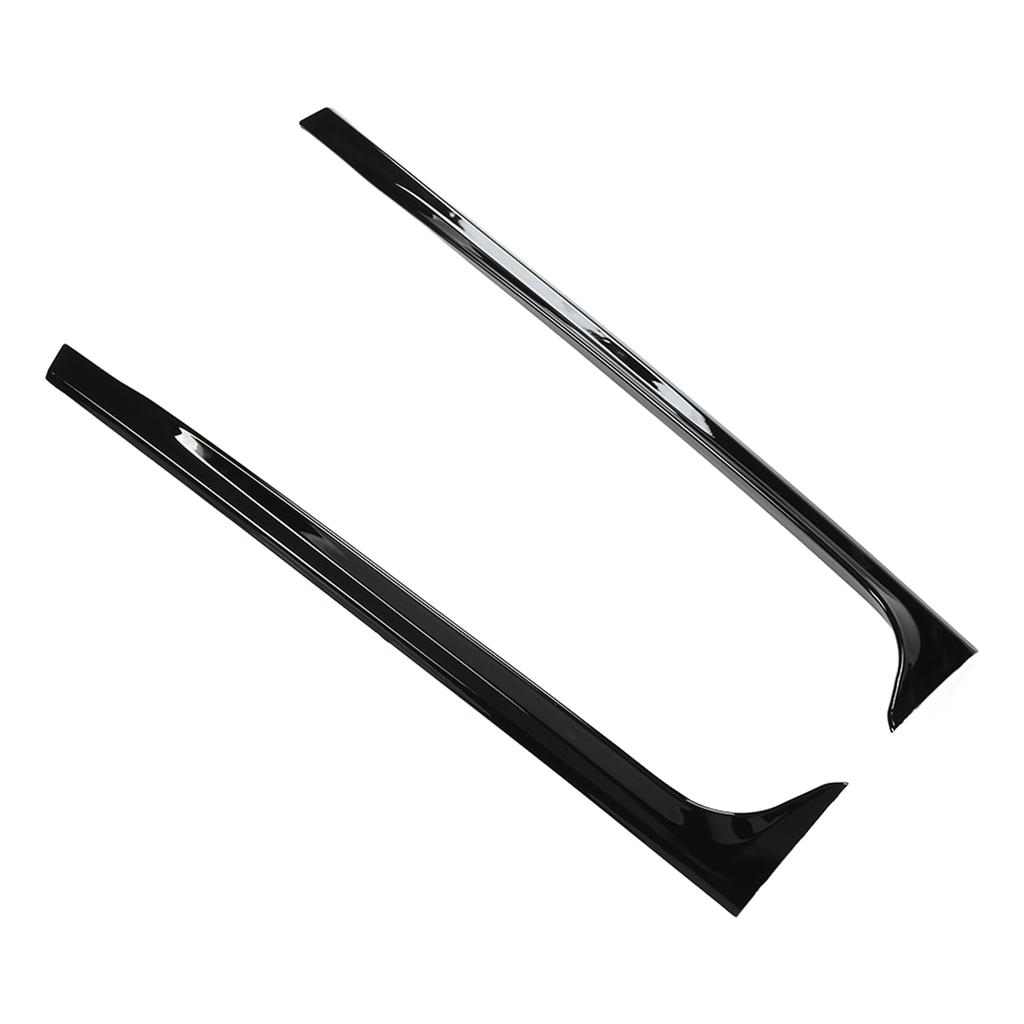 2pcs Rear Window Side Spoiler Glossy Black ABS Beveled Cover Replacement for MK5 2011?2017