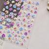 Kolorowe Phalaenopsis Frangipani Jasne Lilie Stopniowe Delikatne Romantyczne Naklejki Nail Art Manicure Naklejki Dekoracje