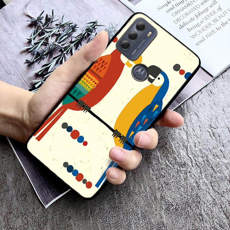

Parrot Bird Phone Case For Motorola Edge 50 40 Pro 50 40 30 Ultra Neo Fusion Moto G84 G54 G24 G53 G72 G60 Moto Edge 40 Pro