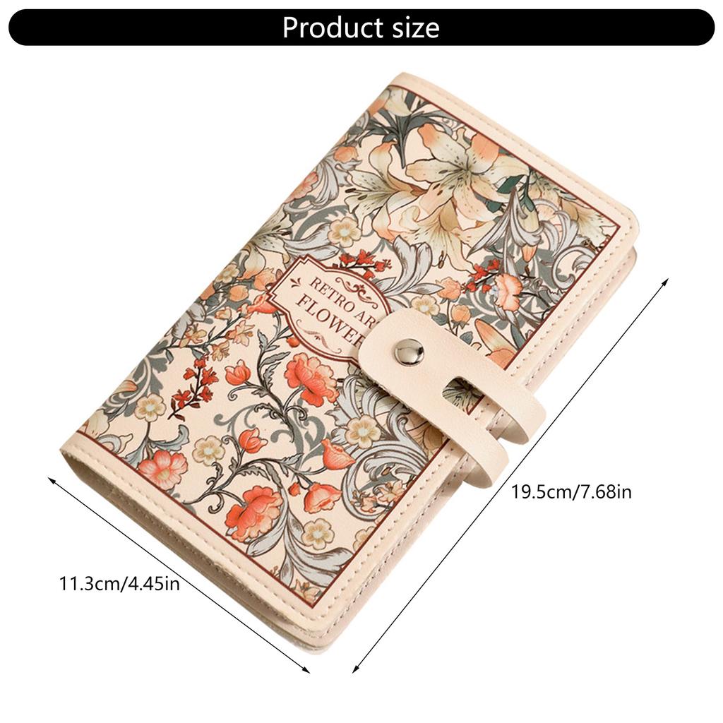 Stylish PVC Card Holder for Women With 20 Slot Large Capacity Organizers Waterproof Document Storage Pouch