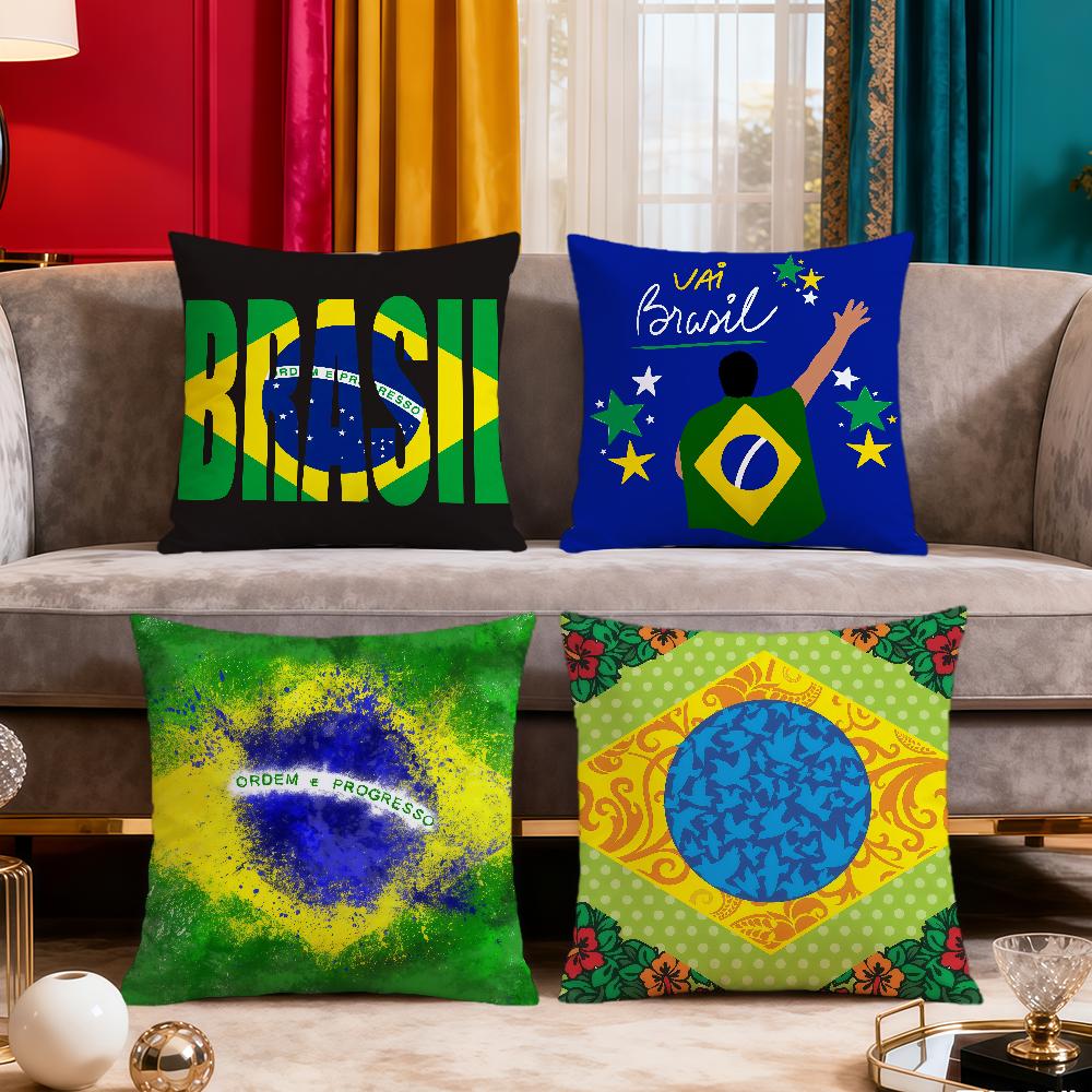 retro pattern Brazil vintage art soft pillowcase Sofa Living Room Home office Decor Protective Covers party hogar pillow cover