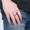 Party Männer Ringe Kreative Individuelle Unisex Ring Antik Überzogene Ehering Mit Größe 6-10 Männlichen Schmuck