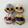 Adjustable Winter Pilot Cap With Goggles Ear Protections For Infants Soft Nylon Flight Hat For Role Play Costumes