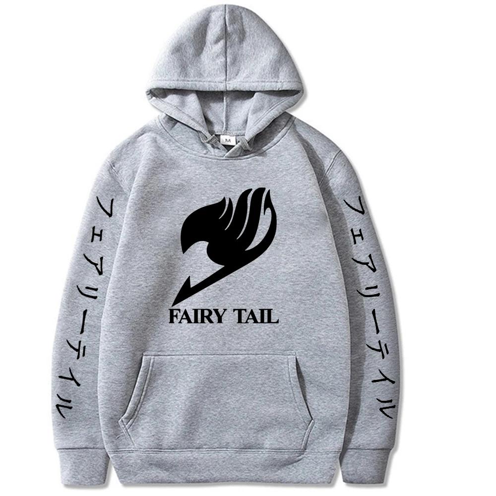 Fairy Tail Anime Hoodie Autumn Fleece Clothes Plus Size Sweatshirt Long Sleeve High Quality Streetwear Harajuku