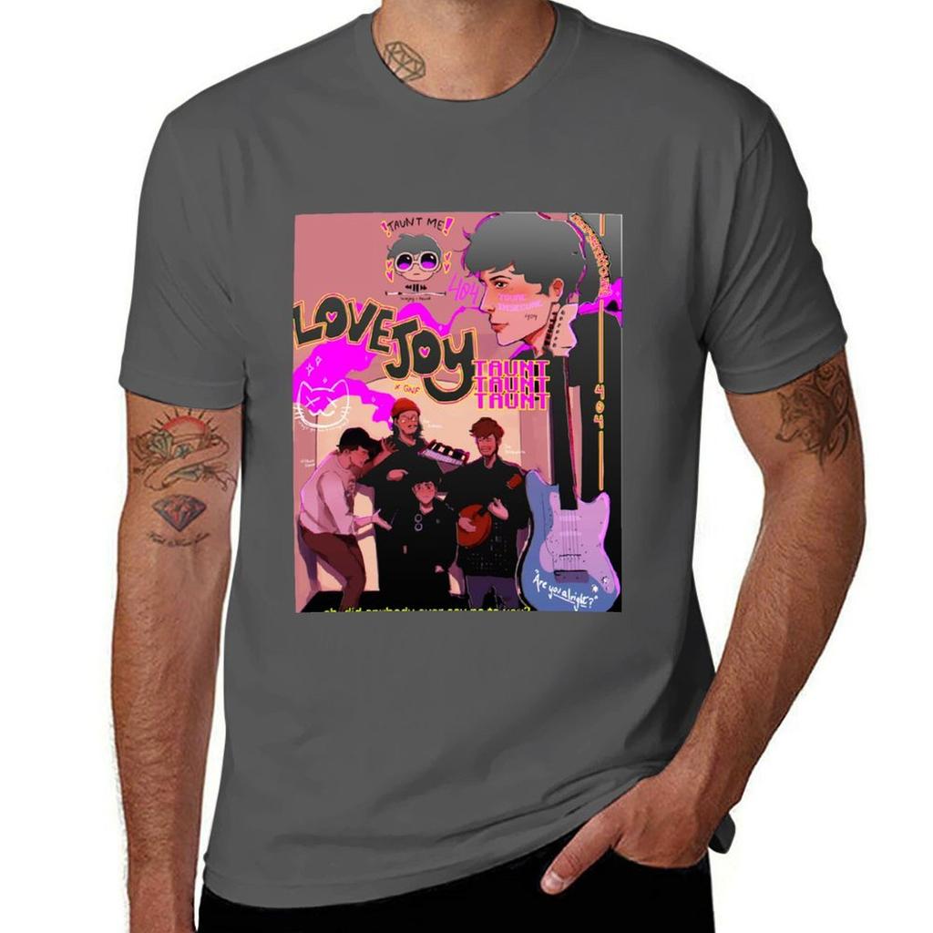 Lovejoy Band Tshirt Lovejoy Band Poster Lovejoy Band Sticker Tshirt Sports Casual Short Sleeve Cotton Tee
