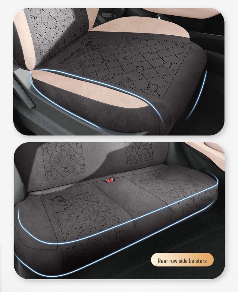 BYD Seagull Suede Saddle Seat Cushion - Universal Four Seasons Cover