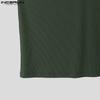 INCERUN Hauts à bretelles pour hommes Décontracté Col en V Sans manches Débardeurs Camisole unis