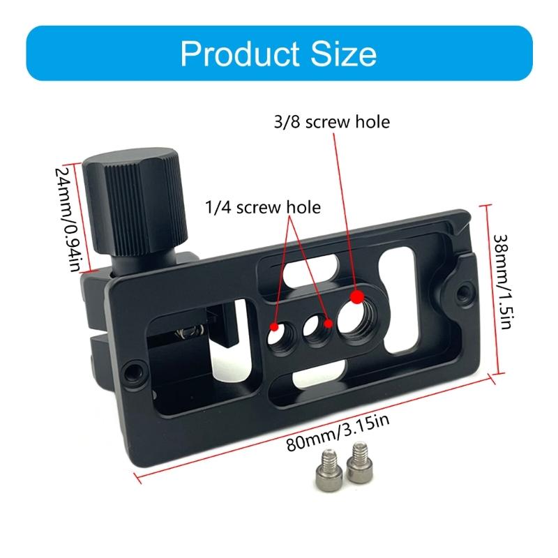 Aluminum Tripods Mount Base Quick Release Lever Release Clamp for 500mm f/5.6E VR