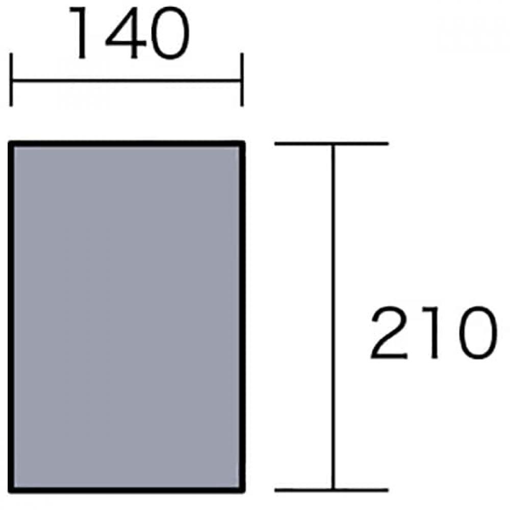 Campaljapan Pvc Multi Sheet 220x150 Tent Under Sheet Silver  Light Gray  1401000