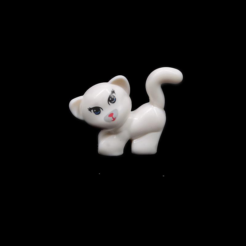 

Совместимая игрушка-мозаика, строительный блок, коза, чайка, пингвин, рыба, овца, принт с животными, детали для фермы своими руками