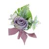 Elegant Wedding Groom Boutonniere Bridal Rose Corsage for Wedding Business Meeting Receptions Wedding Bride Accessories