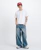 LEMAIN SECOND Crop Plain Oversized Short Sleeve T-Shirt [White]