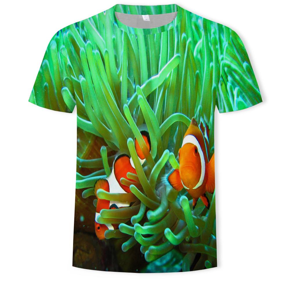 Beautiful Carp Fishing 3D All Over Print Men's T-shirt Summer Harajuku Casual Fashion Short Sleeve Top Sports Outdoor Fishing Enthusiast Clothing