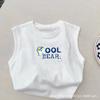 Men's and Women's Vests, Children's Baby Summer Sleeveless Tops, New Children's Versatile Bottoming Shirts, Children's Clothing Trend