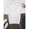 European size Day, Teachers' Day Short Sleeve T-Shirt, Apple, Bow Pencil Letter Printed Crew Neck T-Shirt, Casual Shoulder Short Sleeve Summer T-Shirt