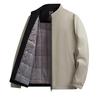 Men's Winter Cotton Jacket: Thickened, Stand Collar, Business Casual, Middle-Aged Dad's Outerwear.