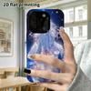 Phone Case: 2D Flat Design Suitable for iPhone 18, 17, 16, 15, 14, 13 Pro Film Protective Case, Couple Style, White-Haired Goddess, Christmas and Hall