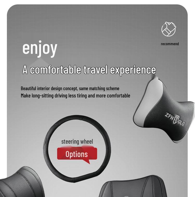 Universal Full Leather Car Seat Cushion for Aion SMAX - All-Season Comfort