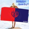 Johor Print Beach Towel, Large Soft Quick Dry Towel for Beach Camping Swimming
