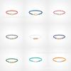 V Gold Hand Rope Women's Plated 18K Gold Full Diamond Eight-character Buckle Bracelet Couple Jewelry