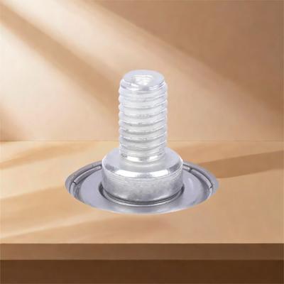 1 Stuks Nieuw Met Schroef Lade Lager Poelie Plat Nylon Metaal Kast Verhuiswiel M6 Externe Schroefdraad Schuifdeur Rol Wieltje Meubel