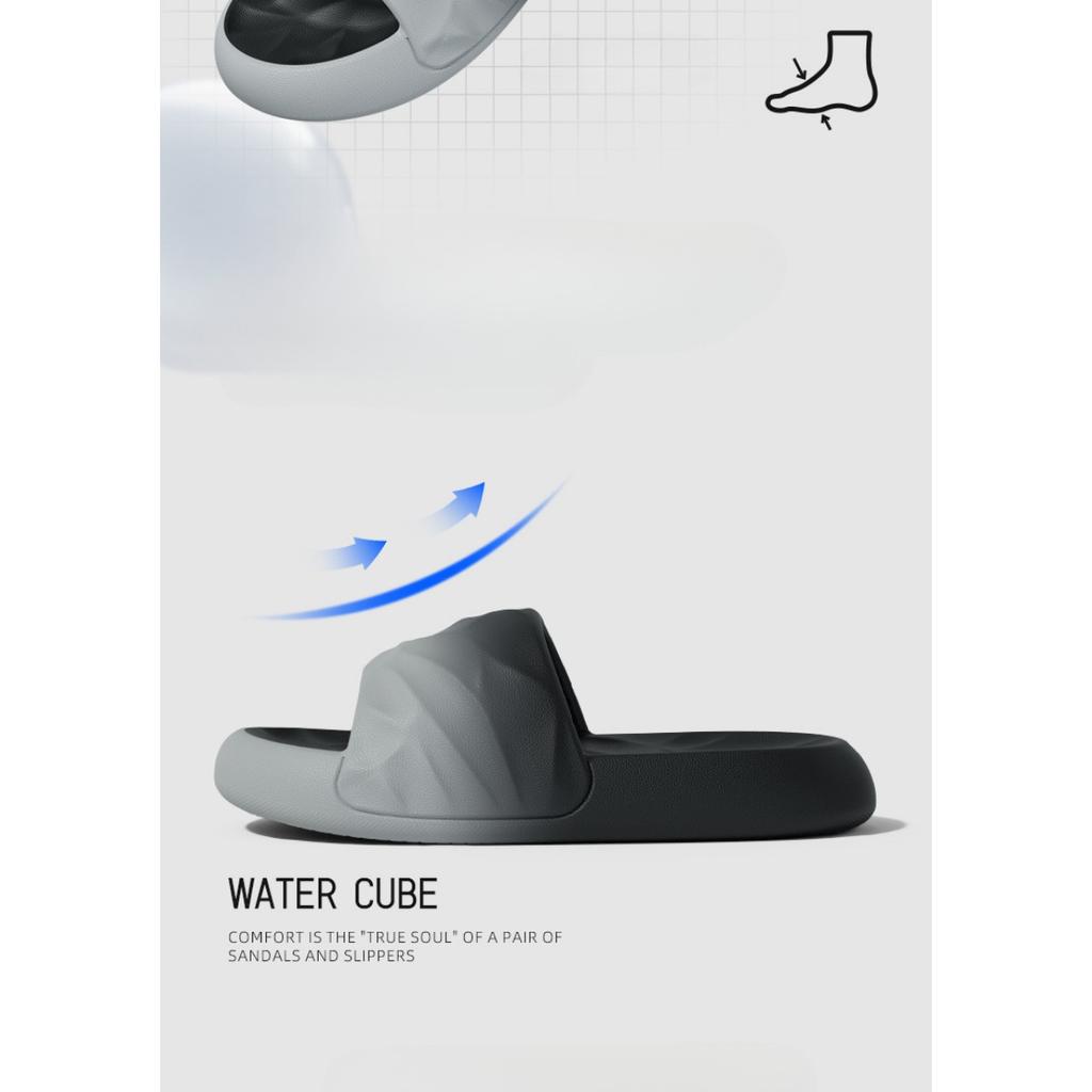 Step On Poop Sensation Gradient Slippers for Men In Summer, Slip Resistant for Outdoor Wear, Indoor Shower, Home, Couple, Cool Slippers