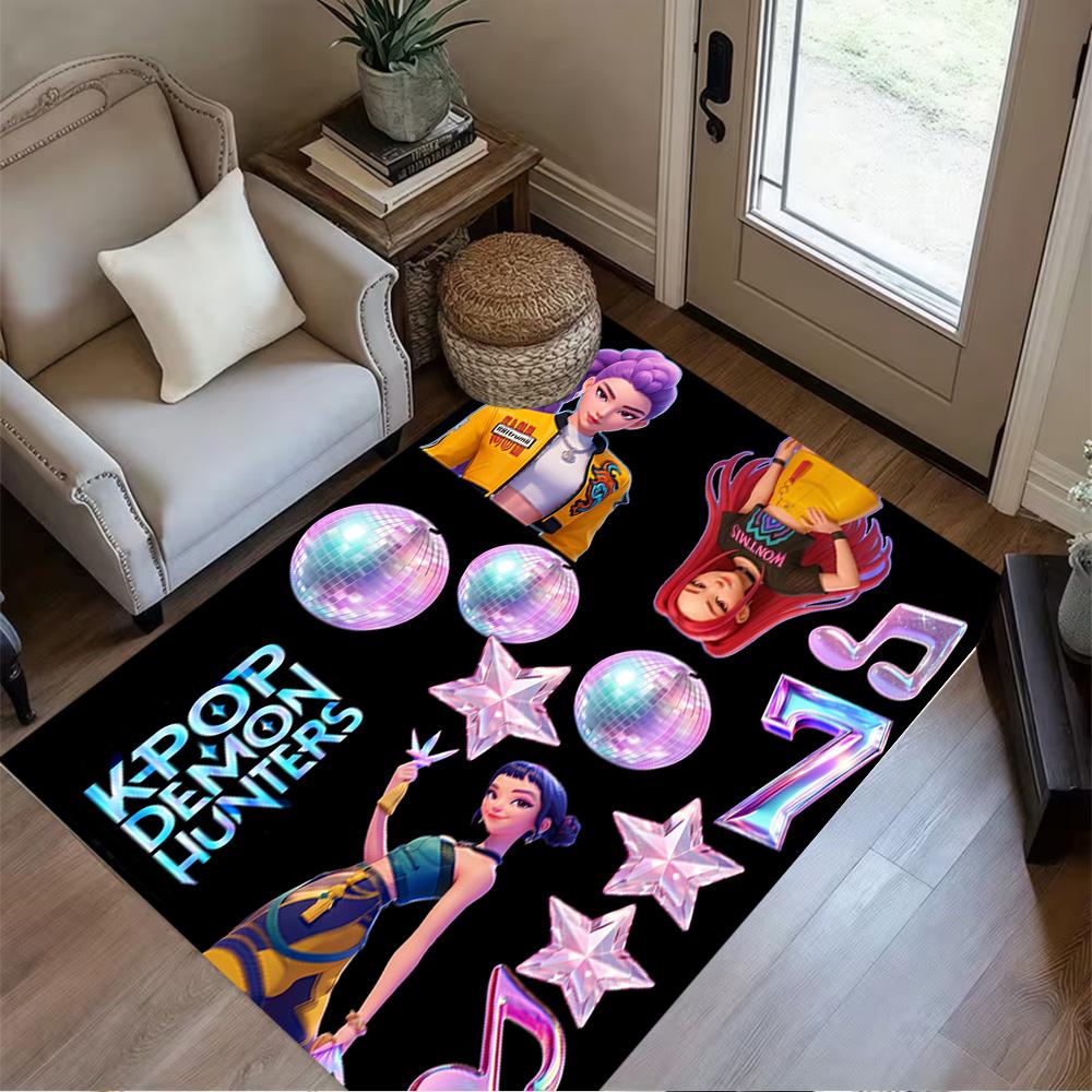 Galactic Fashion Squad Floor Mat Suitable for Decorate room Foyer Balcony Dormitory Anti-slip Rug Decorate Offices Perfect Gift for Friends & Family