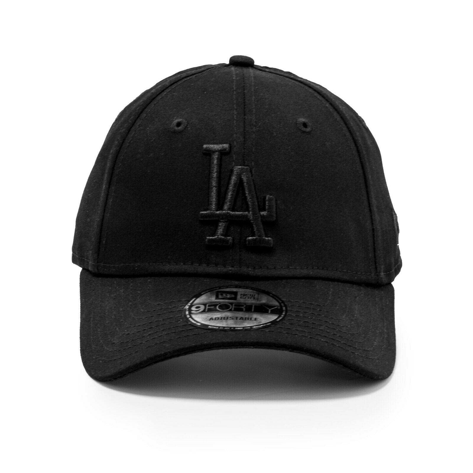 

Кепка New Era 940 с ремешком Los Angeles Black - Dodgers, чёрный