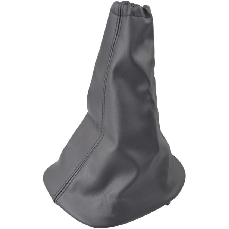 Gear Shift Knob Gaiter Boot Leather Cover Manual Gear Shift Knob Shifter Black Leather Gaiter Replacement for Yaris II 2 MK2 2005 2006 2007 2008 2009