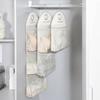 Multi-Layer Underwear Storage Mesh Bag Wall Hanging Breathable Bag Socks Storage Wardrobe Organizer Toy Doll Storage Bag