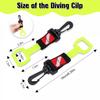 2 szt. Uchwyt na ustnik ośmiornicy do nurkowania Zabezpieczenie ustnika ośmiornicy ze sprężystym klipsem do regulatora 2. stopnia Łatwy w użyciu