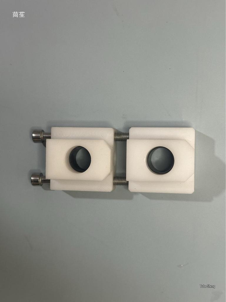 Xizhuo Punching Machine Accessories: Turbine Worm Gear, Rubber Roller, Bracket, and Brush Holder.